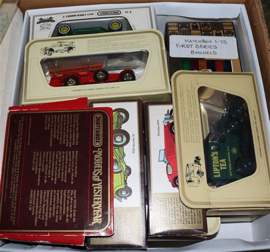 Diecast cars & plastic train set